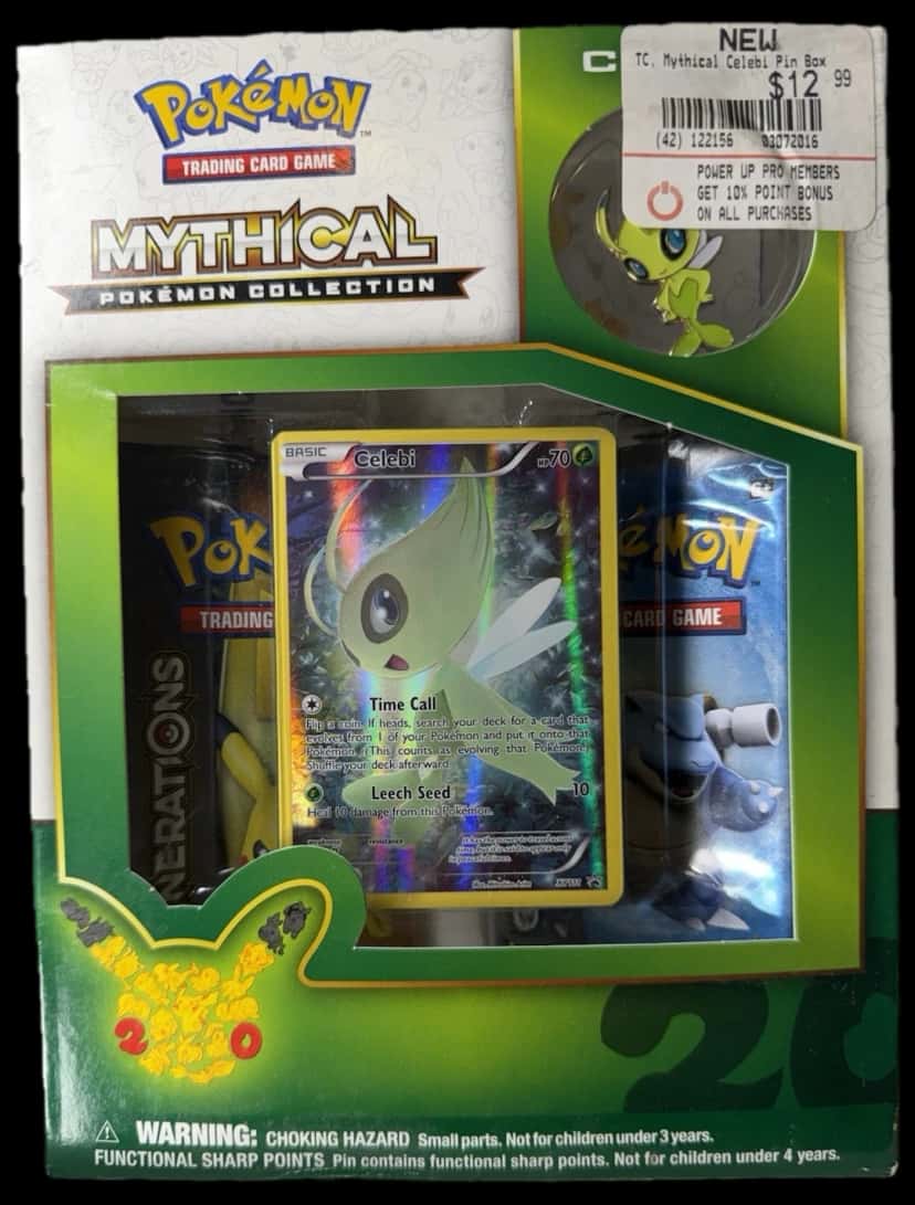 Generations Mythical Pokemon Collection Celebi collection box