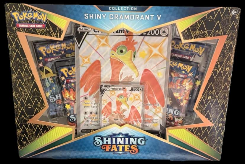 Shining Fates Shiny Cramorant V Collection collection box