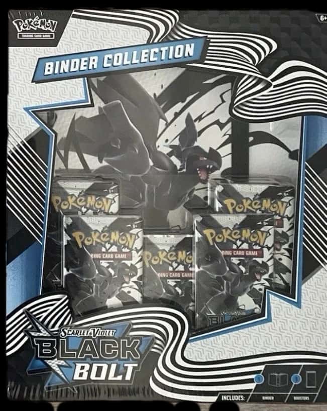 Black Boltwhite Flare Poster & Binder Collection collection box [sams_club]