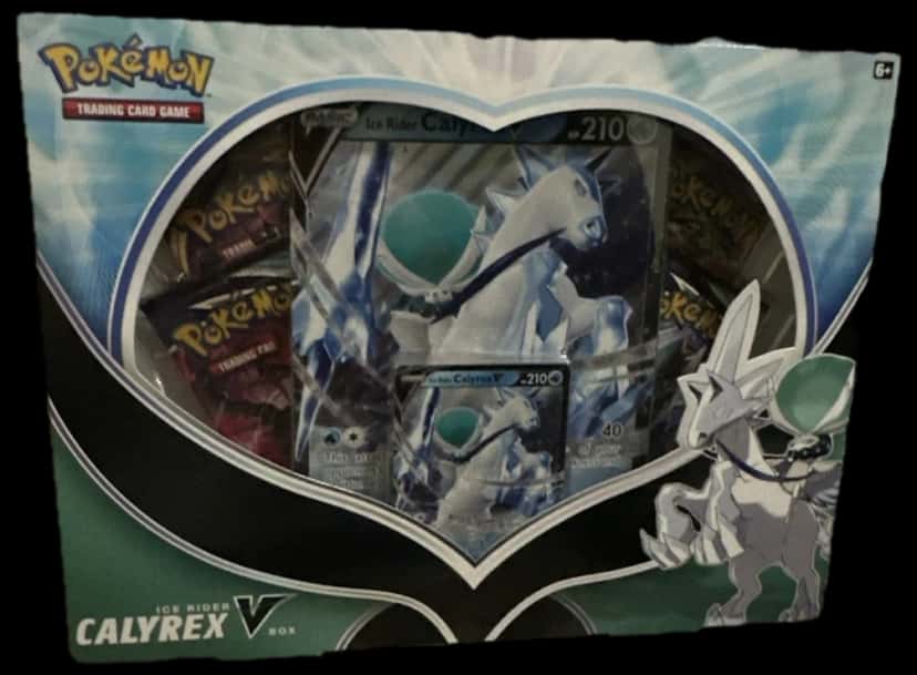 Ice Rider Calyrex V Box Shadow Rider Calyrex V Box collection box