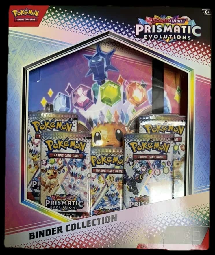 Prismatic Evolutions Binder Collection And Poster Collection collection box