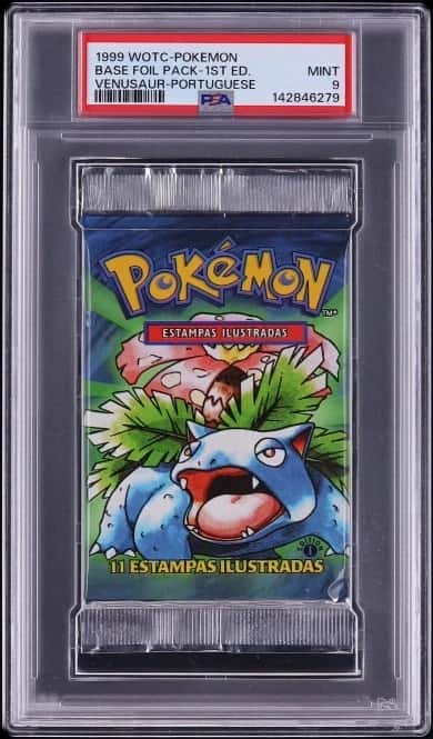 Base Set booster pack [pt] [1st_edition] [graded]