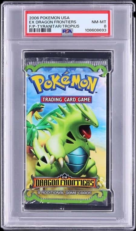 Ex Dragon Frontiers booster pack [graded]