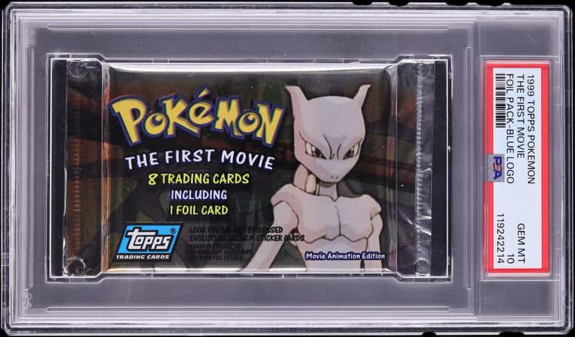 Topps Pokemon The First Movie booster pack [graded]