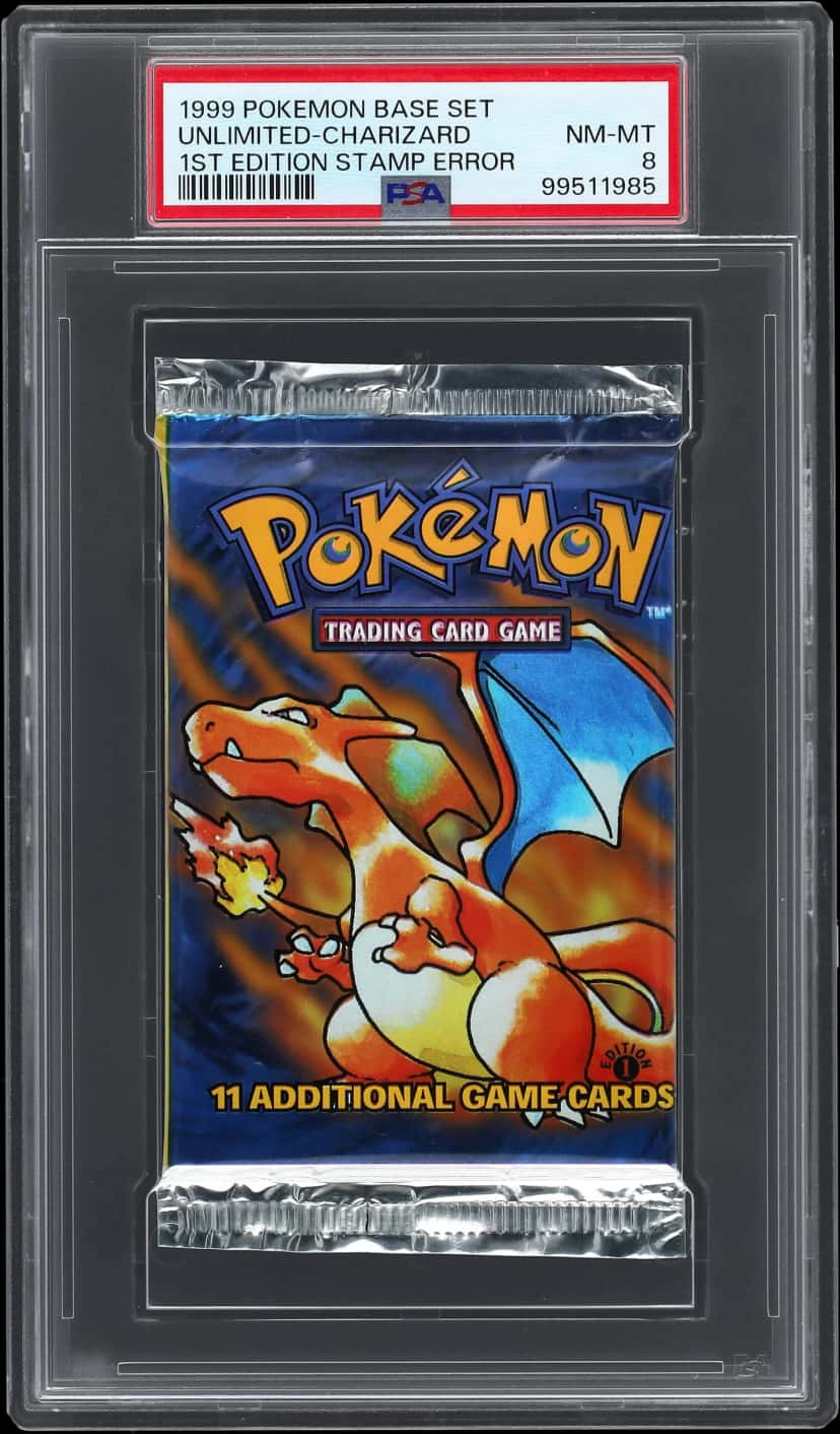 Base Set booster pack [1st_stamp_error] [graded]