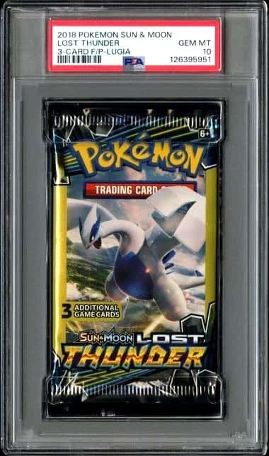 Lost Thunder booster pack [graded]