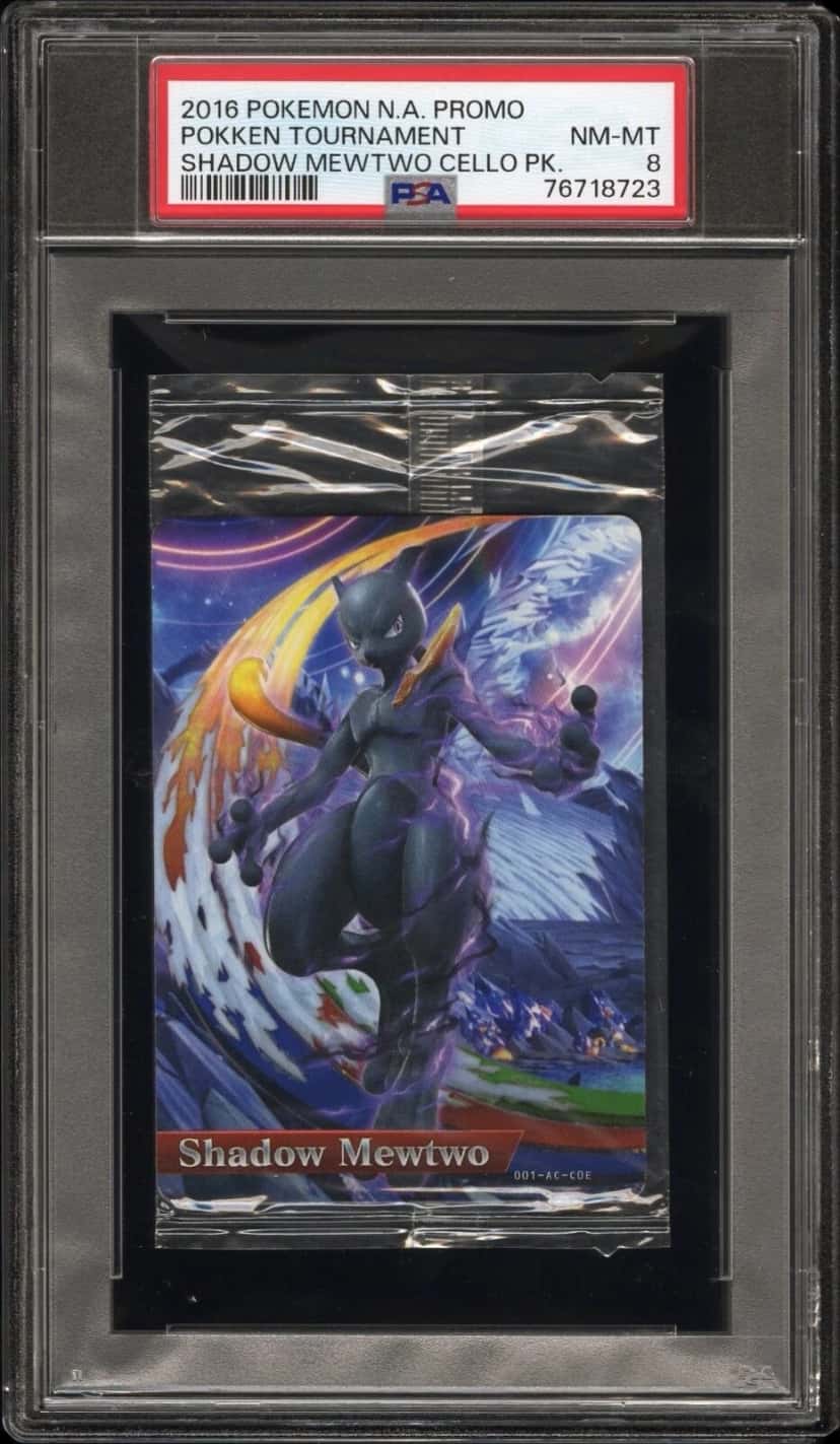 Shadow Mewtwo Pokken Tournament Promo booster pack [graded]