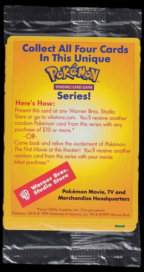 The First Movie Promo booster pack [graded]