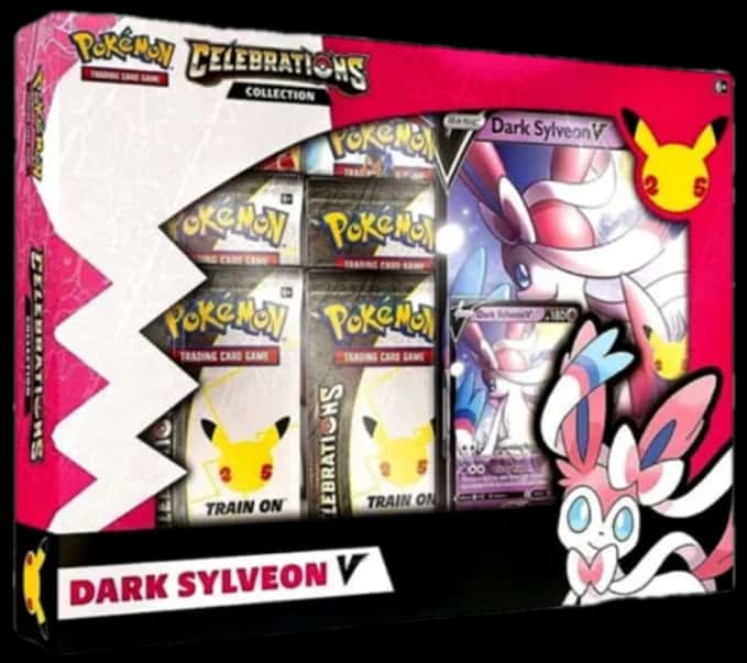 Celebrations Collectiondark Sylveon V collection box