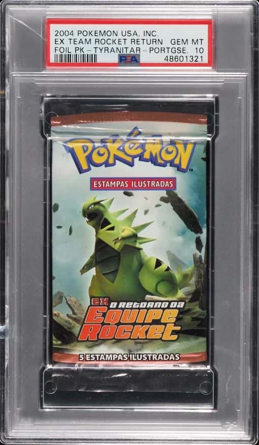 Ex Team Rocket Returns booster pack [pt] [graded]