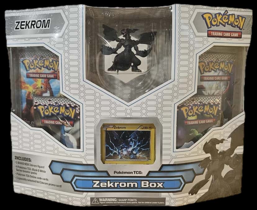 Black & White Zekrom Box collection box