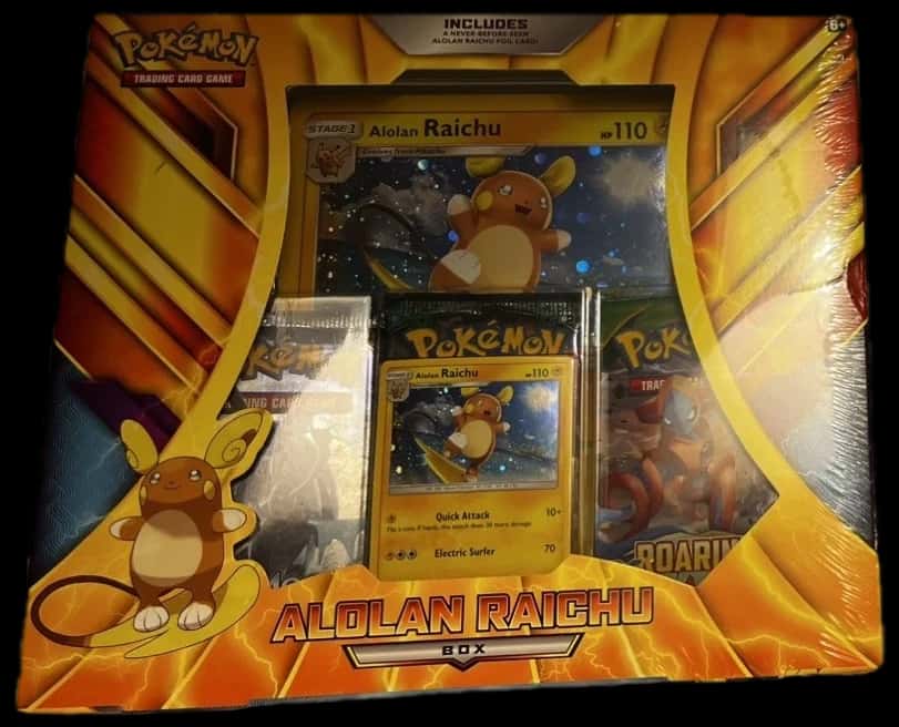 Roaring Skies Alolan Raichu Box collection box