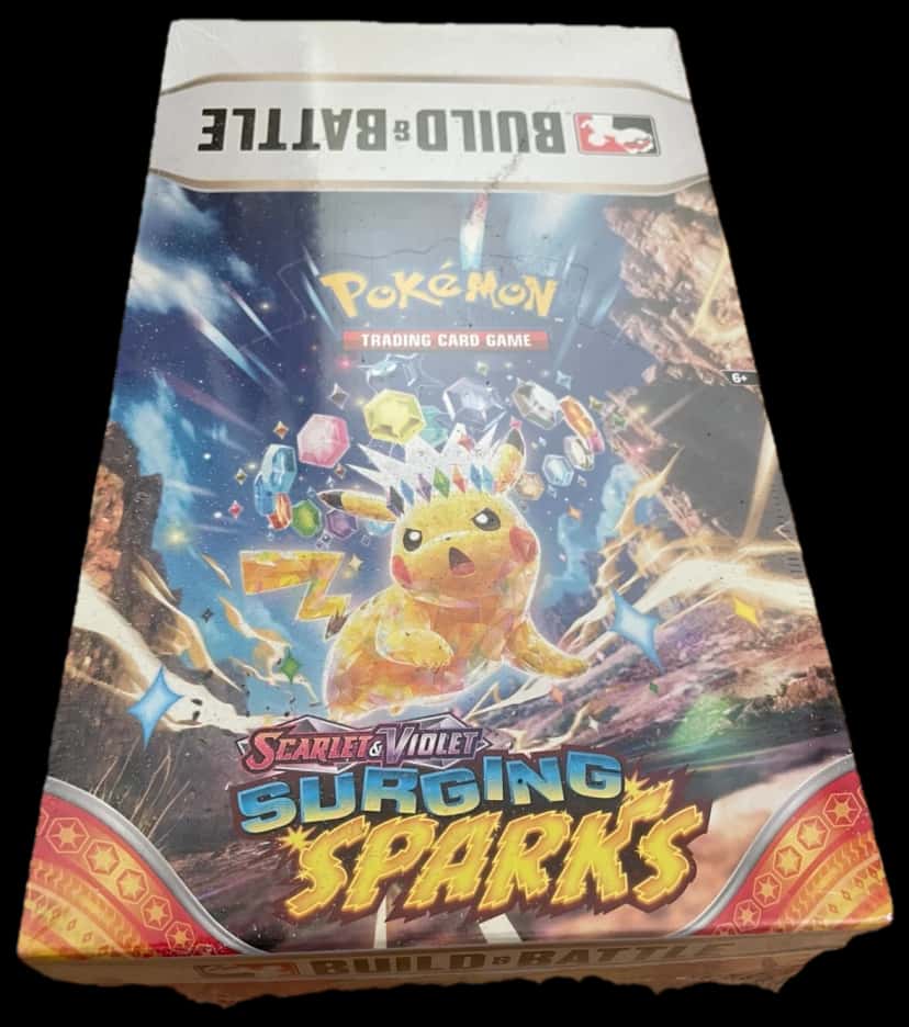 Surging Sparks Build & Battle Display collection box
