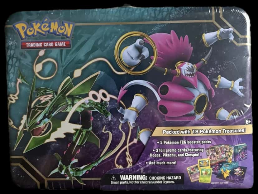 Breakthrough Hoopa Collector Treasure Chest Tin tin