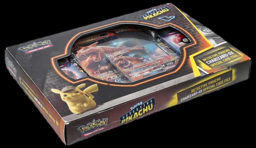 Detective Pikachu Charizard Special Case File collection box