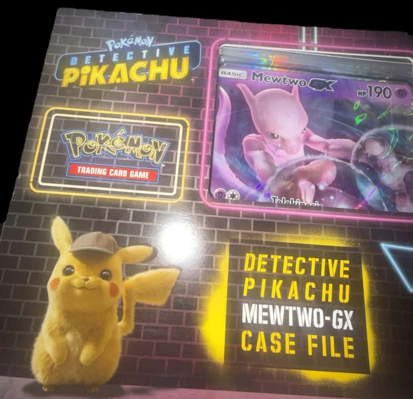 Detective Pikachu Mewtwo Case File collection box