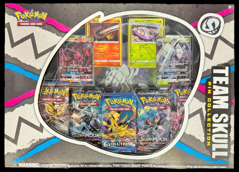 Breakthrough Team Skull Pin Collection collection box