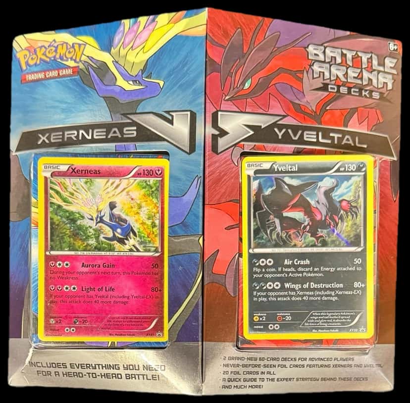 Pokemon Xy Battle Arena Decks Xerneas Vs Yveltal collection box