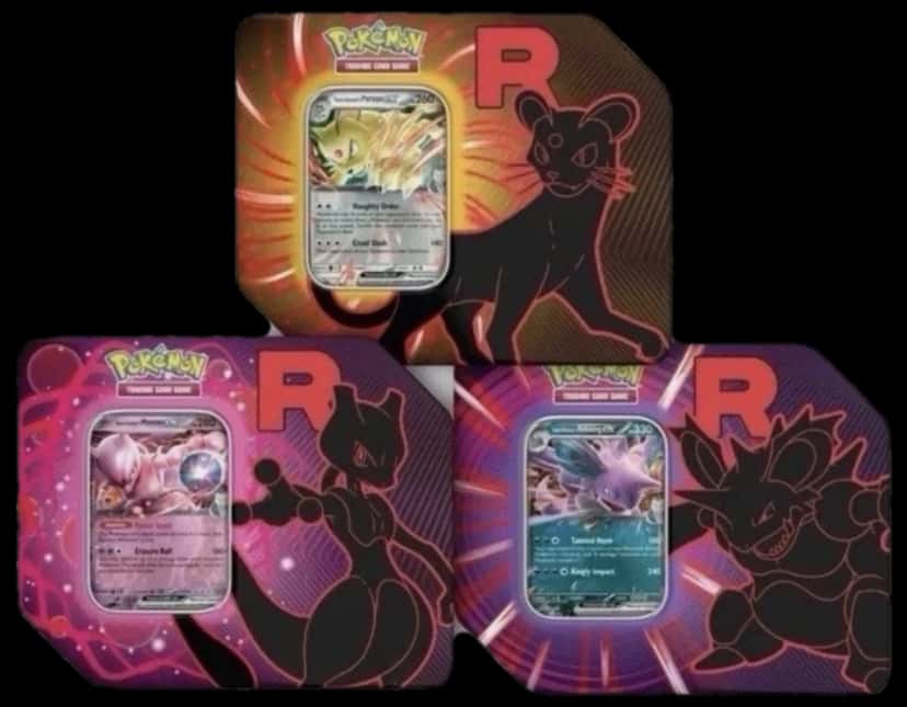 Team Rocket Stacking Tins tin