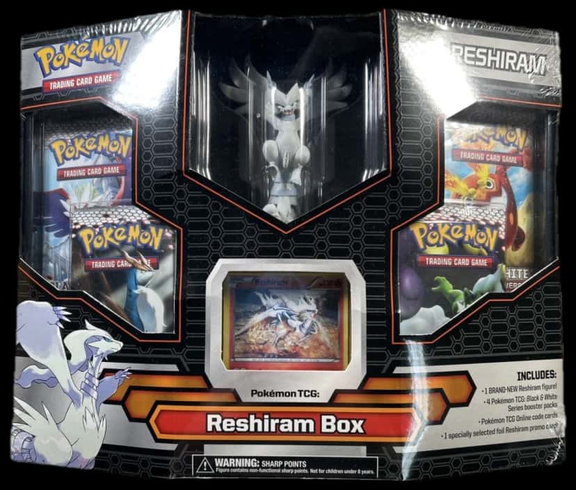 Black & White Reshiram Box collection box