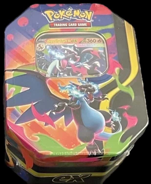 Mega Gengar And Mega Charizard X Tins tin