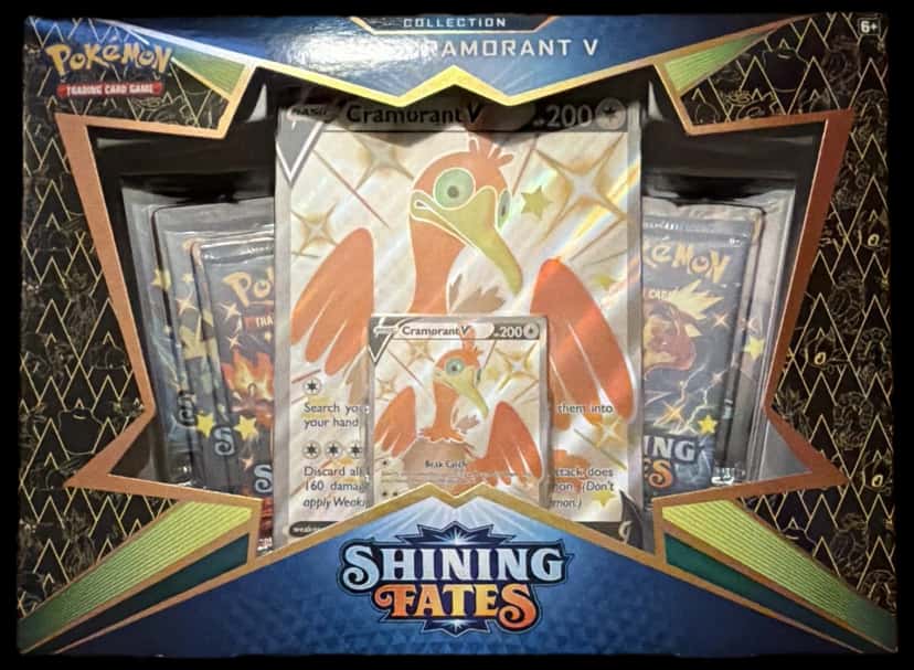 Shining Fates Cramorant V Collection collection box