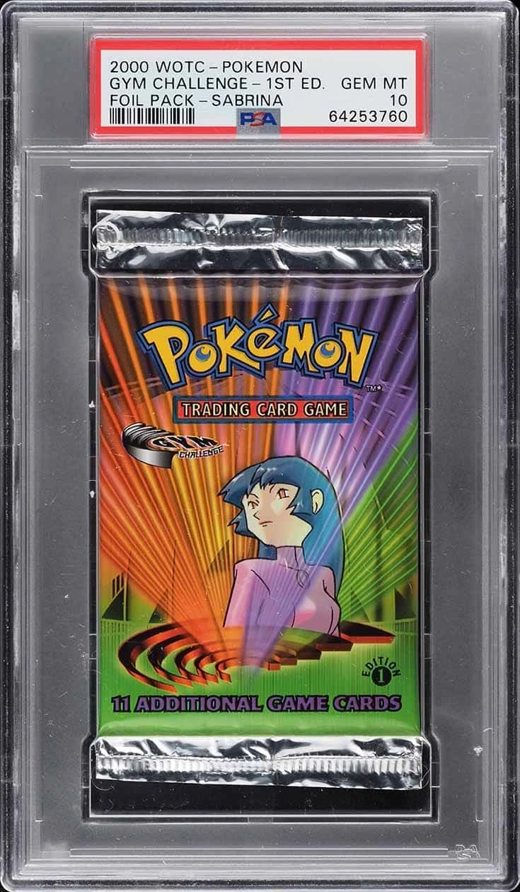 Gym Challenge booster pack [1st_edition] [graded]