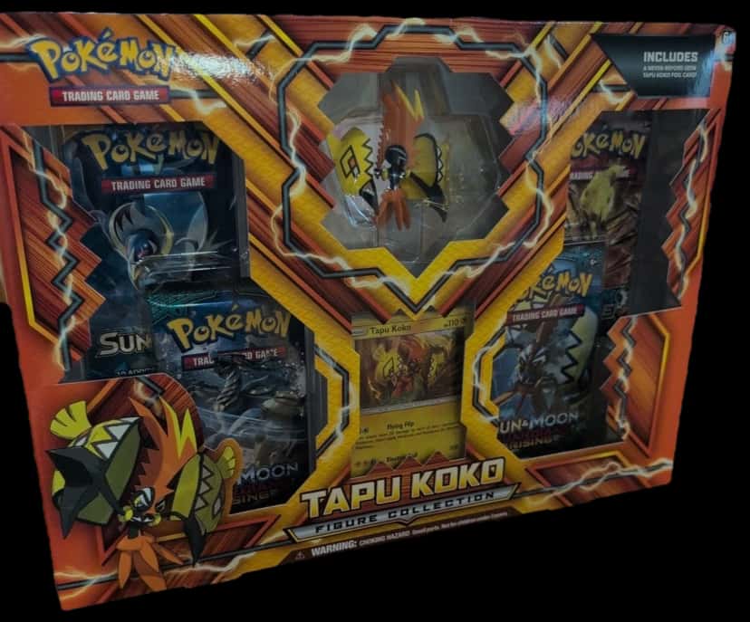 Sun & Moon Tapu Koko Figure Collection collection box