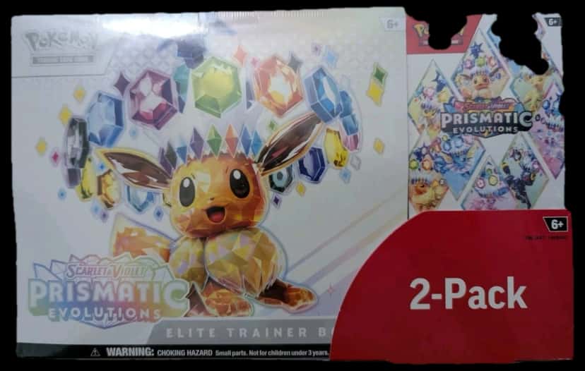 Prismatic Evolutions Elite Trainer Box Bundle collection box [costco]