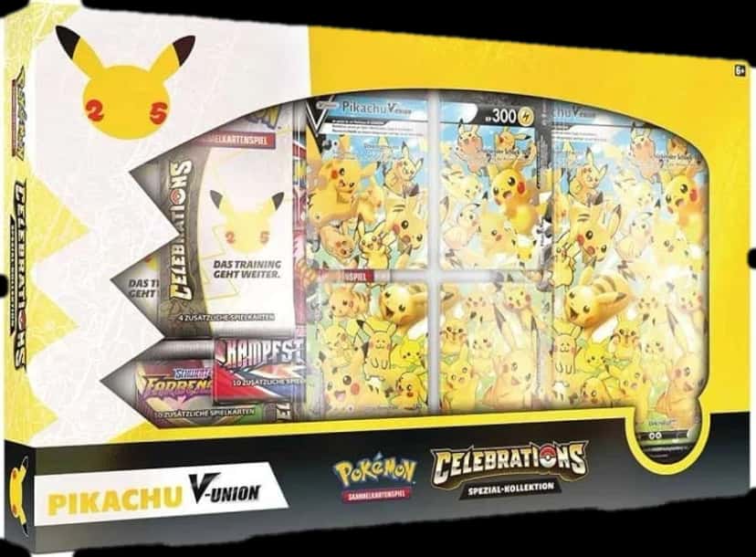 Celebrations Pikachu V Union Special Collection collection box [de]
