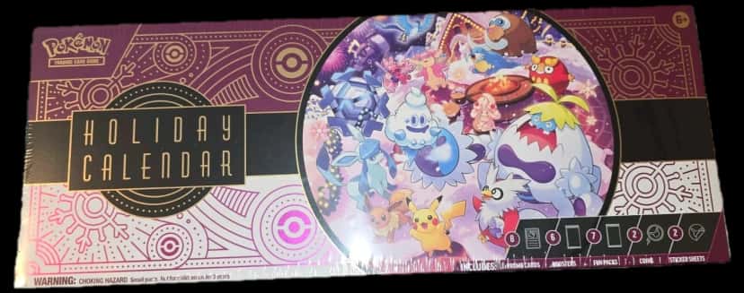Pokemon Holiday Calendar Holiday Calendar collection box