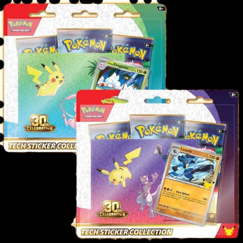 30Th Anniversary Tech Sticker blister multipack