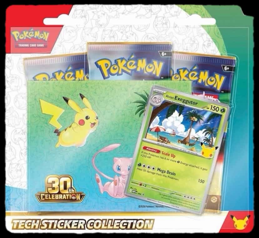 30Th Celebration Tech Sticker blister multipack [pokemon_center]