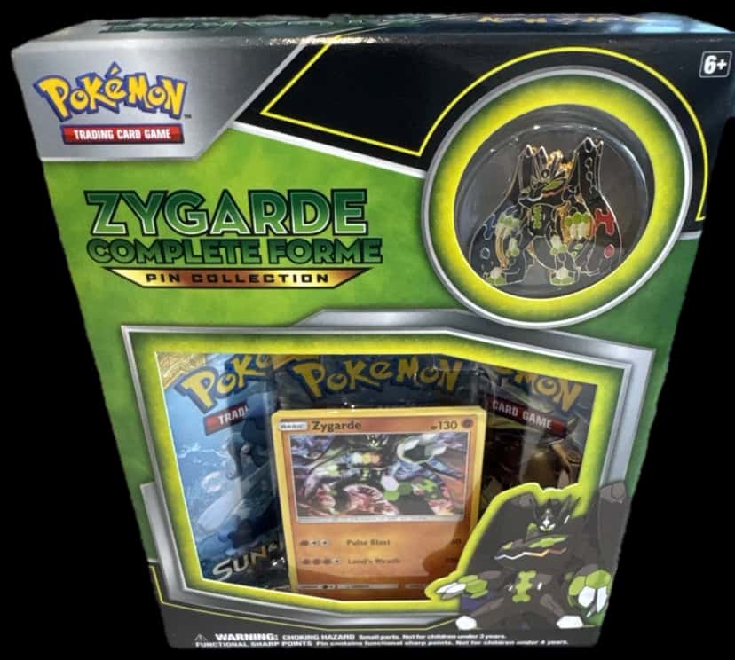 Zygarde Complete Forme Pin Collection collection box