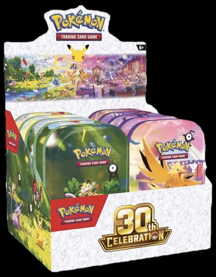 30Th Anniversary Mini Tin Display tin
