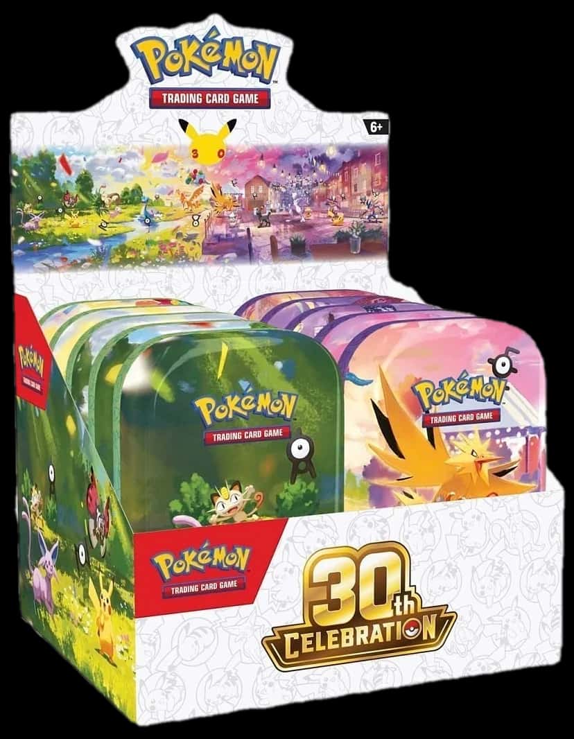 30Th Celebration Mini Tin Display tin