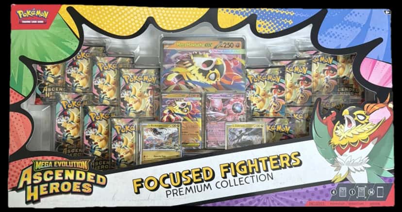 Mega Evolution Ascended Heroes Focused Fighters Premium Collection collection box [sams_club]