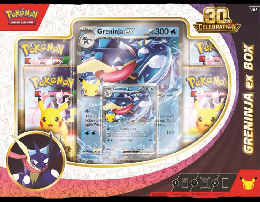 Celebrations Greninja Box collection box