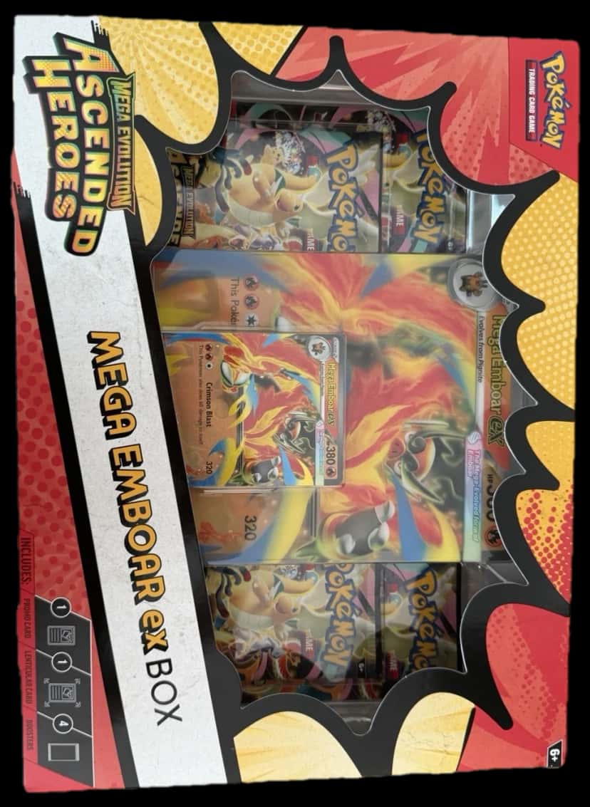 Mega Evolution Mega Emboar Box collection box