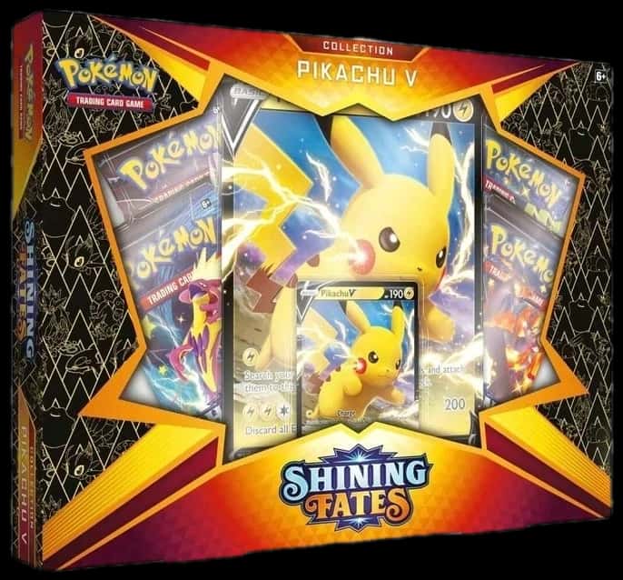 Shining Fates Pikachu V Box collection box