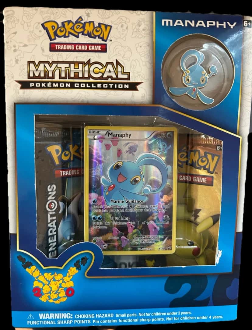 Generations Mythical Pokemon Collection Manaphy collection box