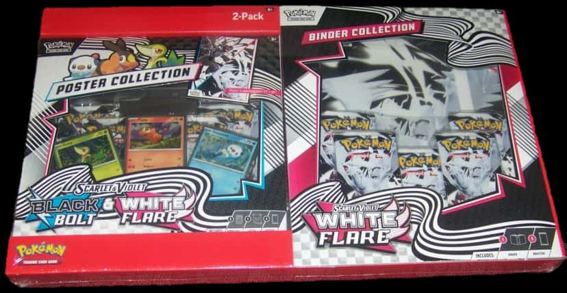 Flare Poster Collection And White Flare Binder Collection collection box