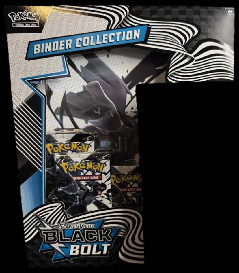 Black Bolt Binder Collection And Black & White Flare Poster Collection Bundle collection box