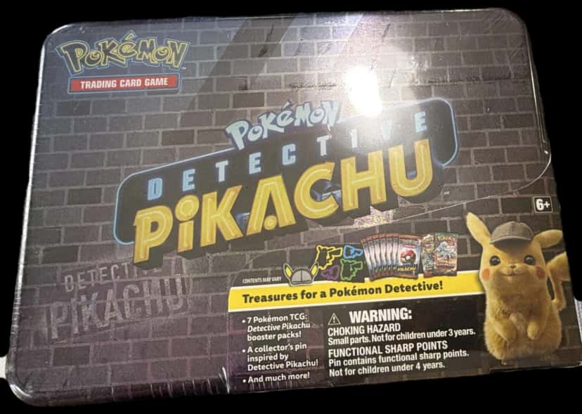 Detective Pikachu Collector Chest tin
