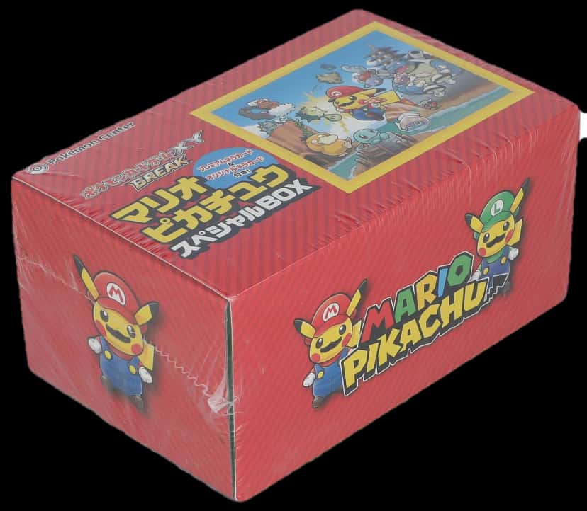 Mario Pikachu & Luigi Pikachu Special Box collection box [ja] [pokemon_center]