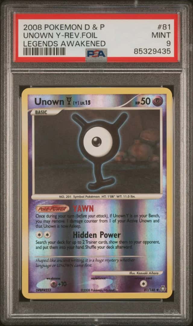 Unown Y