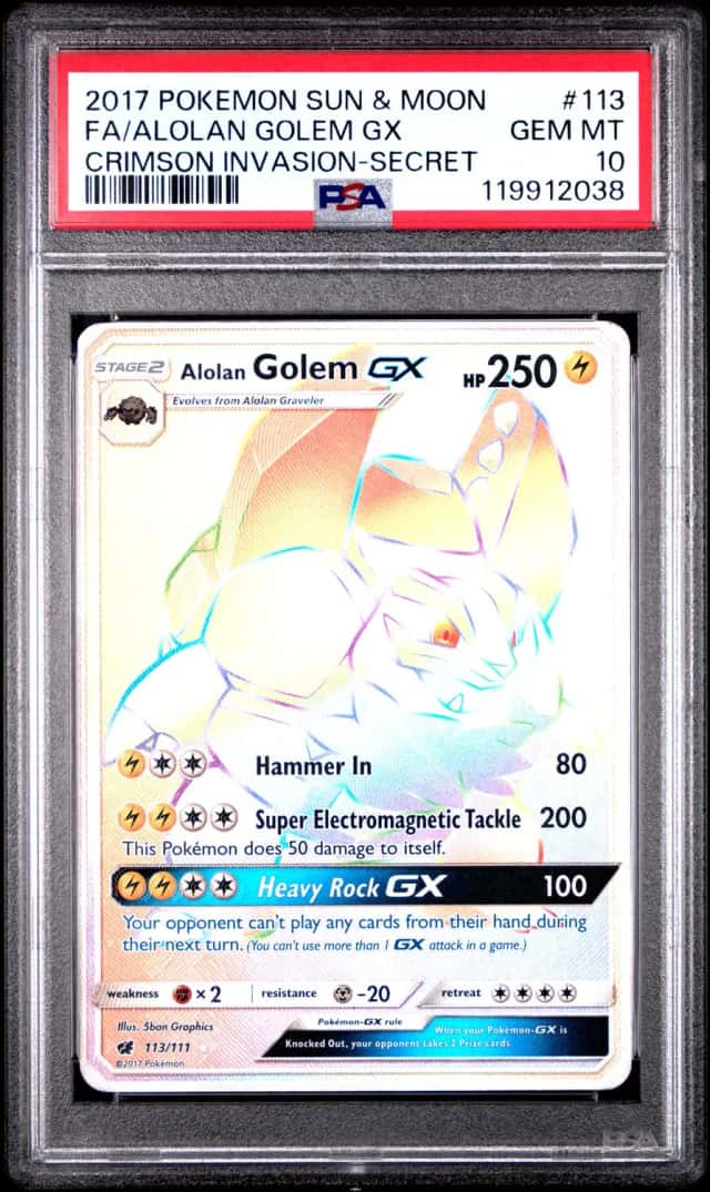 Alolan Golem GX