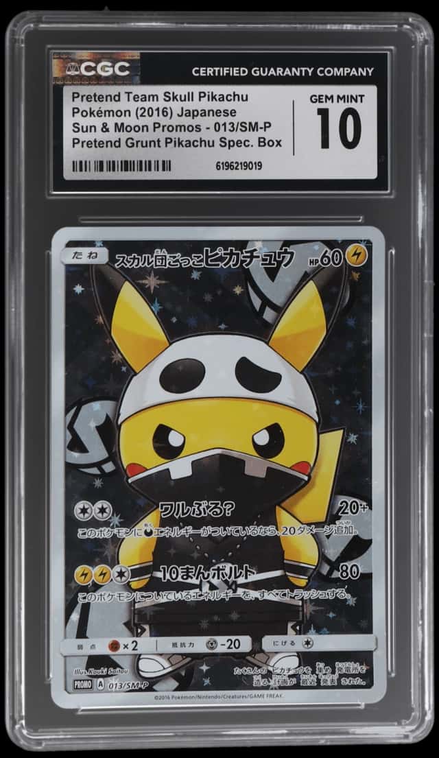 Pretend Team Skull Pikachu