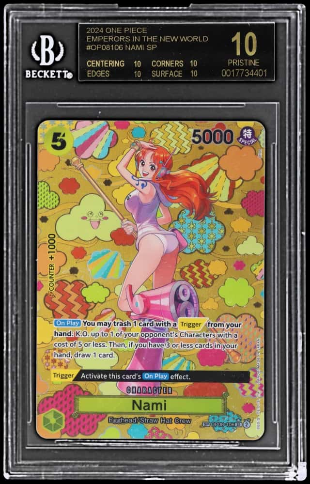 2024 One Piece Emperors In the New World Special Alternate Art Nami #OP08-106