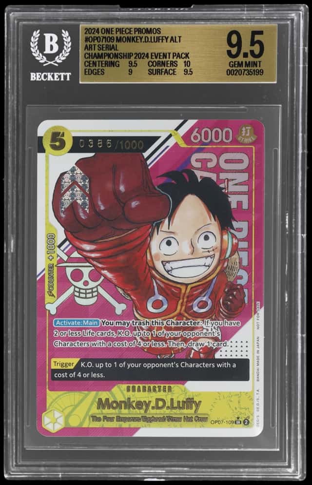 Monkey.D.Luffy SERIAL ALT ART SR/(Championship 2024 Event Pack)